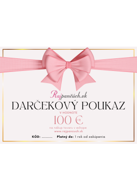 Darčekový poukaz v hodnote 100€