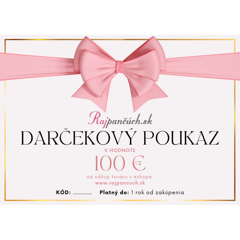 Darčekový poukaz v hodnote 100€