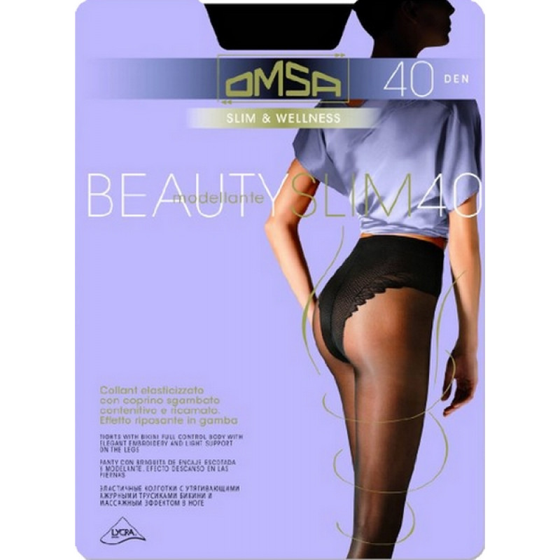 Pančuchové nohavice Omsa BEAUTY SLIM 40den